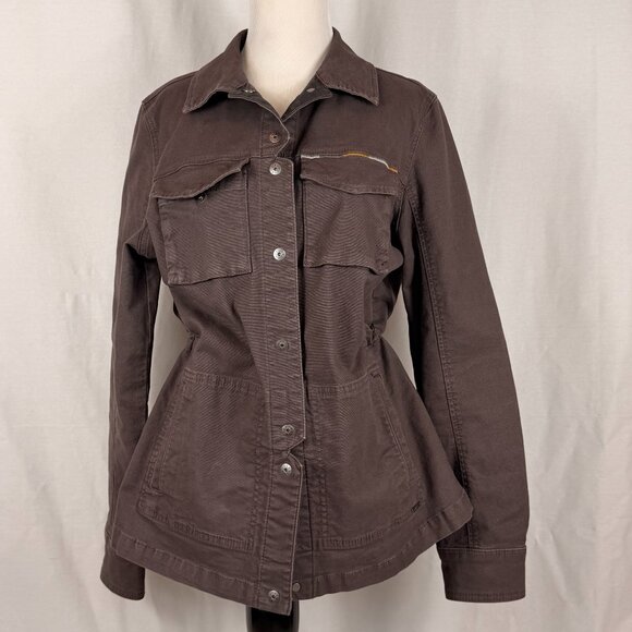 Prana Women's Utility Jacket with Cinchable Waist | Brown | Medium - Picture 1 of 15